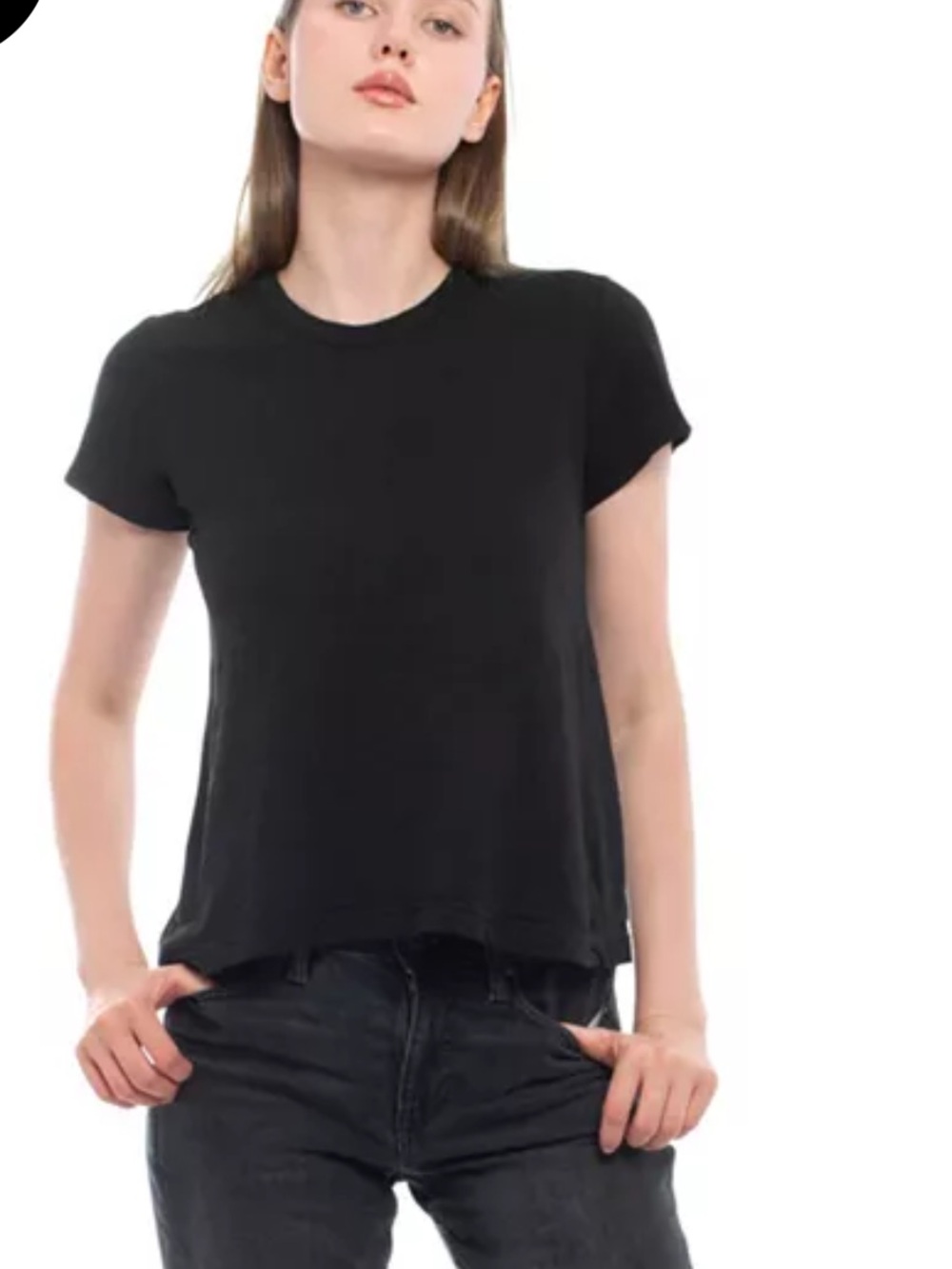 Wilt Black Short Sleeve Crewneck Tee